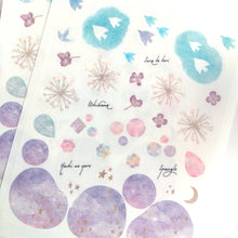 Carica l&#39;immagine nel visualizzatore di Gallery, Tracing Die Cut seal , tracing sticker &quot;Clear Day&quot; from Japan by Kyowa
