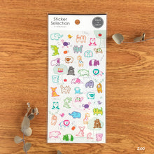 Load image into Gallery viewer, Sticker selection &quot;Zoo/Aquarium&quot; sticker from Japan&lt;GAIA&gt;
