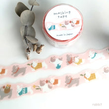 Charger l&#39;image dans la galerie, Die cut washi tape -hana brown/komichi-
