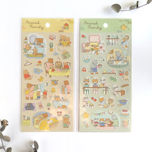 Carica l&#39;immagine nel visualizzatore di Gallery, Animal Family sticker from Japan&lt;GAIA&gt;
