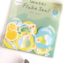 Carica l&#39;immagine nel visualizzatore di Gallery, Washi flake sticker Summer Limited Edition from Japan&lt;Furukawashiko&gt;
