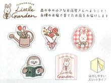 Carica l&#39;immagine nel visualizzatore di Gallery, Limited edition Washi Flake sticker &quot;Little Garden&quot; by Furukwashiko from Japan
