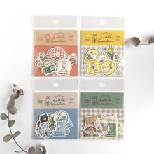 Carica l&#39;immagine nel visualizzatore di Gallery, Limited edition Washi Flake sticker &quot;Little Garden&quot; by Furukwashiko from Japan
