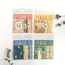 Carica l&#39;immagine nel visualizzatore di Gallery, Limited edition Deco Seal, sheet sticker&quot;Little Garden&quot; by Frukawashiko from Japan
