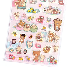 Load image into Gallery viewer, Rilakkuma sticker &quot;I came to Nekoneko Sento&quot; &lt;San-X&gt; from Japan
