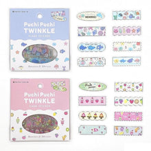 Charger l&#39;image dans la galerie, Clear Flake sticker &quot;Puchi Puchi TWINKLE&quot; from Japan By GAIA
