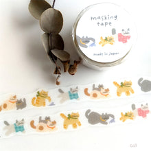 Charger l&#39;image dans la galerie, Die cut washi tape -hana brown/komichi-
