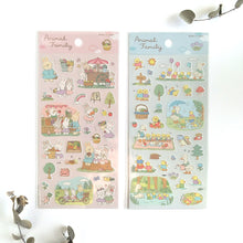 Carica l&#39;immagine nel visualizzatore di Gallery, Animal Family sticker from Japan&lt;GAIA&gt;
