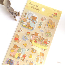 Carica l&#39;immagine nel visualizzatore di Gallery, Animal Family sticker from Japan&lt;GAIA&gt;
