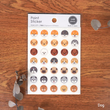 Load image into Gallery viewer, Point Sticker -Date- &quot;Dog/Cat&quot; washi sticker from Japan by GAIA
