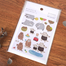 Carica l&#39;immagine nel visualizzatore di Gallery, Die Cut seal ,sticker &quot;Yurutto Animals&quot; from Japan
