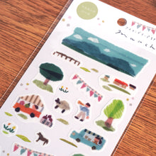 Load image into Gallery viewer, Miki Tamura washi tape sticker &quot;Windows/Marche&quot; from Japan
