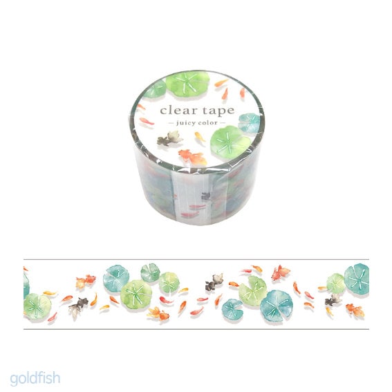 Summer Clear Tape -Juicy color- goldfish by mind wave from Japan