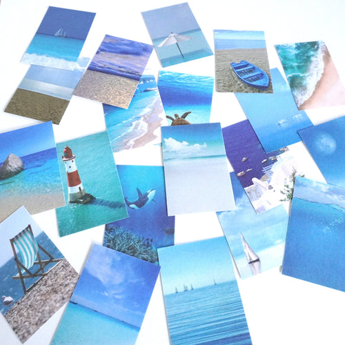 Book style masking sticker -Ocean-