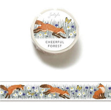 Load image into Gallery viewer, CHEERFUL FOREST masking tape&quot;Kitsune(fox)&quot; washi tape from Japan by Sotlight
