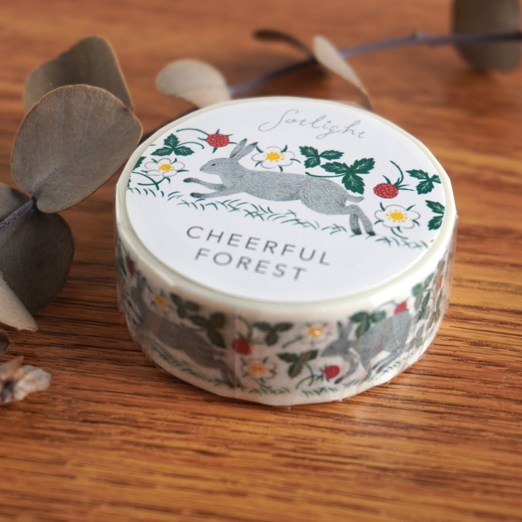 CHEERFUL FOREST masking tape