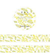 Lade das Bild in den Galerie-Viewer, Masking tape Washi tape&quot;mimosa&quot; by Seitousha from Japan
