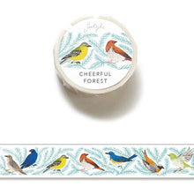 Carica l&#39;immagine nel visualizzatore di Gallery, CHEERFUL FOREST masking tape&quot;Birds&quot; washi tape from Japan by Sotlight
