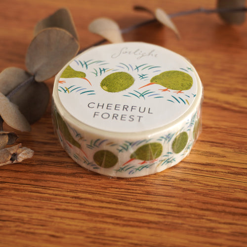 CHEERFUL FOREST masking tape