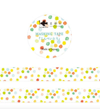 Carica l&#39;immagine nel visualizzatore di Gallery, Masking tape Washi tape&quot;Confetti&quot; by Seitousha from Japan
