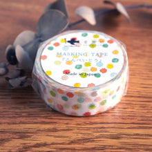 Carica l&#39;immagine nel visualizzatore di Gallery, Masking tape Washi tape&quot;Confetti&quot; by Seitousha from Japan
