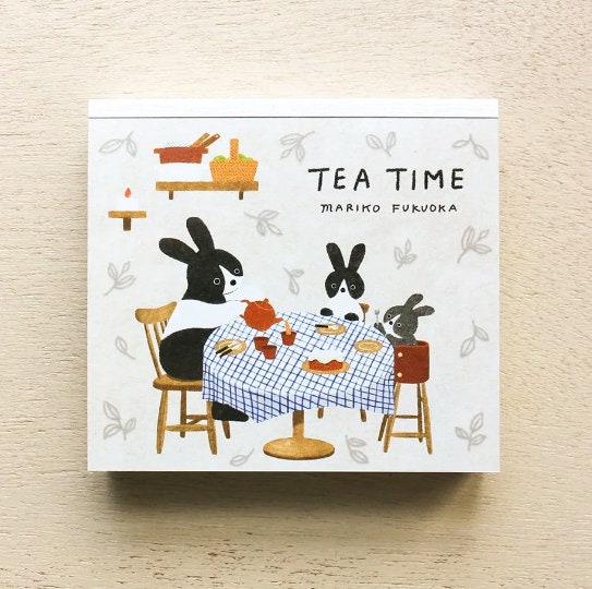 Marioko Fukuoka memo pads -TEA TIME-