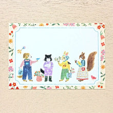 Carica l&#39;immagine nel visualizzatore di Gallery, Aiko Fukawa Post card set -Little fluffy friends-
