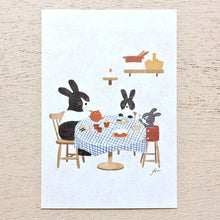 Load image into Gallery viewer, Mariko Fukuoka Post card set -TEA TIME-
