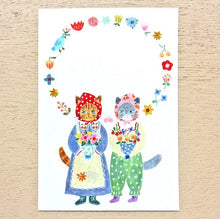 Carica l&#39;immagine nel visualizzatore di Gallery, Aiko Fukawa Post card set -Little fluffy friends-
