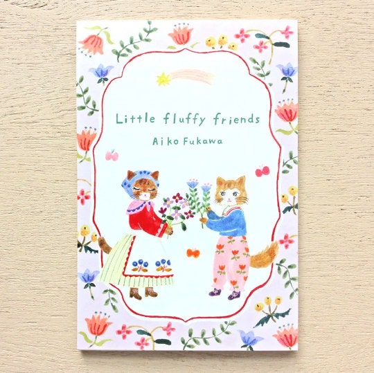 Aiko Fukawa Post card set -Little fluffy friends-