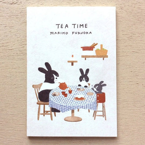 Mariko Fukuoka Post card set -TEA TIME-