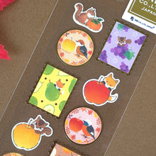 Load image into Gallery viewer, Japanese style stickers &quot;Autumn harvest&quot; from Japan
