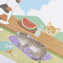 Carica l&#39;immagine nel visualizzatore di Gallery, Post card &quot;Summer Cat&quot; from Japan
