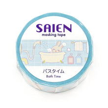 Charger l&#39;image dans la galerie, Masking tape &quot;Bath time&quot; from Japan Rabbit Washi tape
