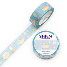 Charger l&#39;image dans la galerie, Masking tape &quot;Bath time&quot; from Japan Rabbit Washi tape
