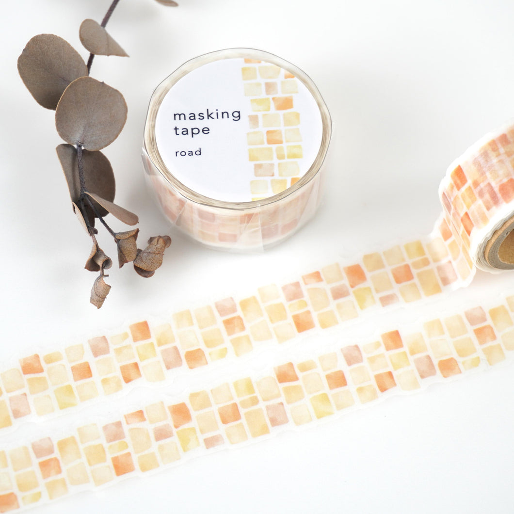 Die cut washi tape -road- from Japan by mind wave masking tape