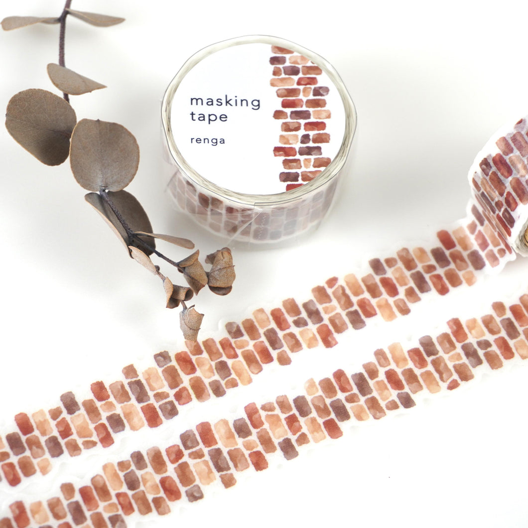 Die cut washi tape -renga- from Japan by mind wave masking tape