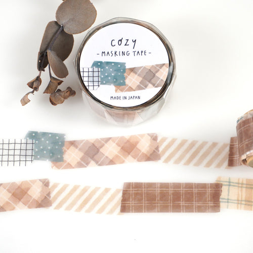 COZY masking tape -pattern- from Japan by mind wave washi tape