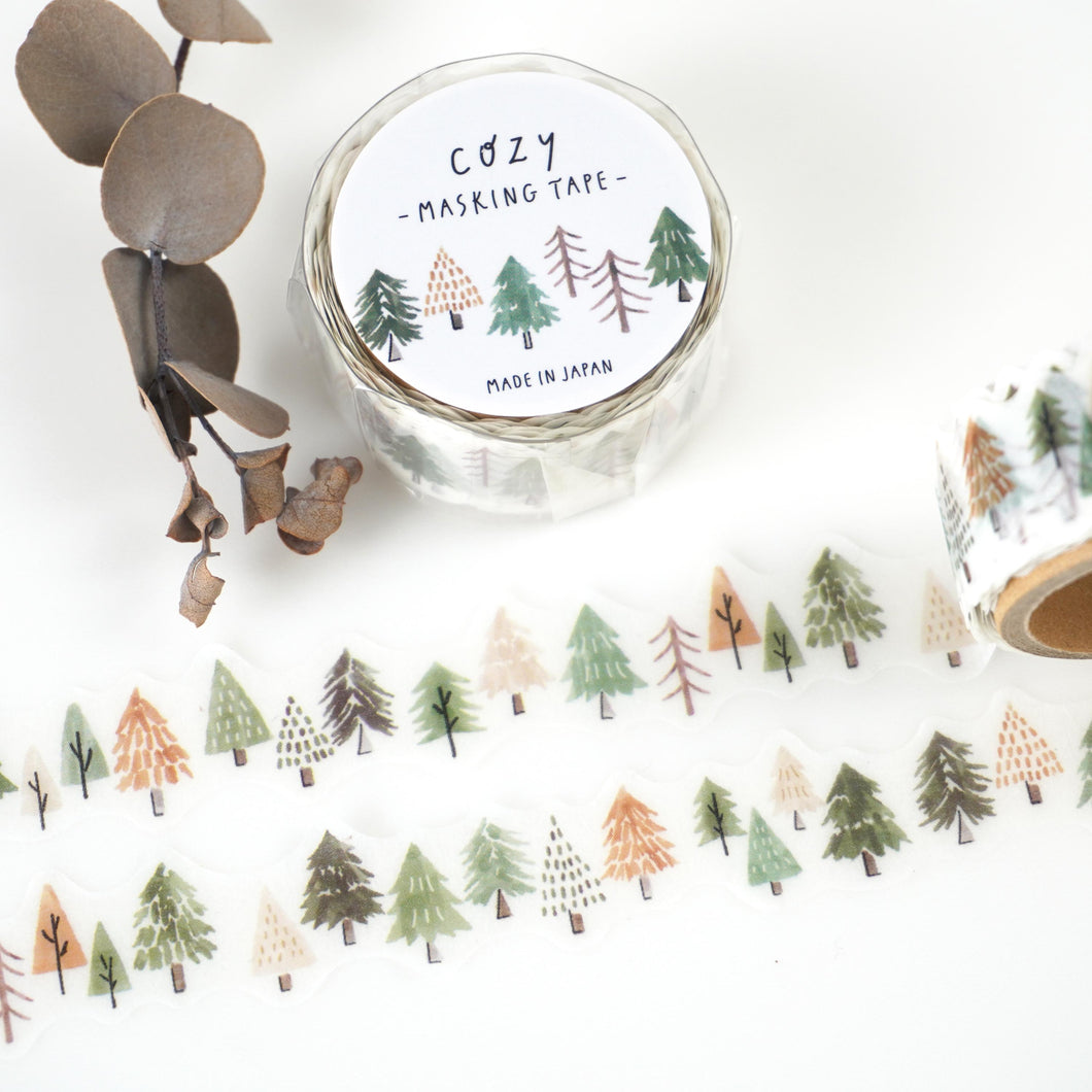 COZY masking tape -Forest- from Japan by mind wave washi tape