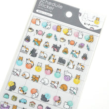 Charger l&#39;image dans la galerie, Schedule Sticker &quot;Yuru neko/Yuru shimaenaga&quot; from Japan&lt;GAIA&gt;
