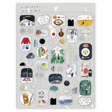 Charger l&#39;image dans la galerie, Clear sticker &quot;Shuku Nishi&quot;-SCENE- cozyca products Hyogensha
