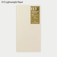 Load image into Gallery viewer, Travelers notebook Regular Refill 013 Lightweight Paper/014 Kraft Paper Travelers factory
