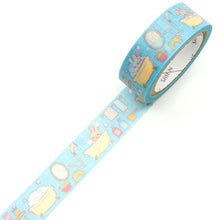 Charger l&#39;image dans la galerie, Masking tape &quot;Bath time&quot; from Japan Rabbit Washi tape
