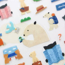 Lade das Bild in den Galerie-Viewer, Clear sticker &quot;Mariko Fukuoka&quot;-Let&#39;s go on a trip- cozyca products Hyogensha
