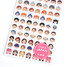 Lade das Bild in den Galerie-Viewer, chocotto seal &quot;Face&quot; mini sticker from Japan&lt;GAIA&gt;
