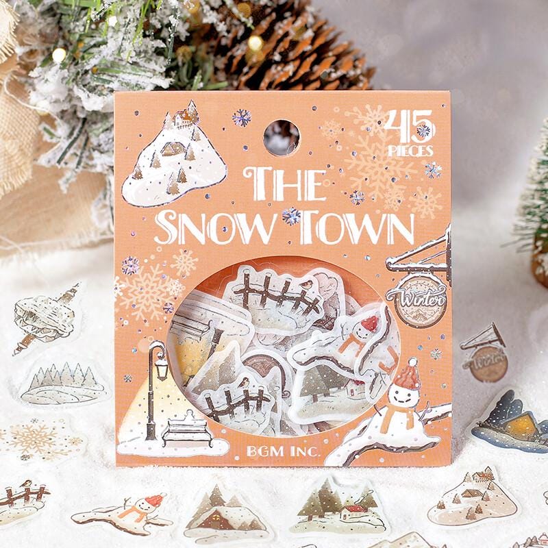 Flake Seal Winter Limited-The Snow Town- by BGM flake sticker