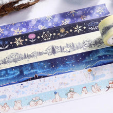 Charger l&#39;image dans la galerie, Winter limited edition washi tape &quot;Sketch&quot; Masking tape
