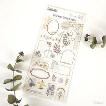 Charger l&#39;image dans la galerie, Sticker Selection &quot;white Collage&quot; from Japan by GAIA
