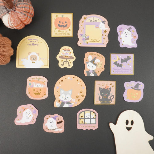 HALLOWEEN sticker flake by Daiso