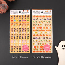 Load image into Gallery viewer, Chocotto seal series Halloween sticker sheet from Japan&lt;GAIA&gt;
